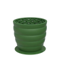 Honeycomb Silicone Slow Feeder Bowl - Mini, Hunter Green
