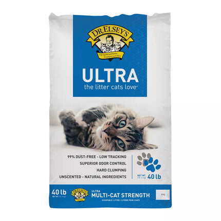 Dr. Elsey's Ultra Unscented Cat Litter 40lb