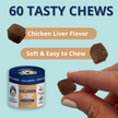 Under the Weather Dog Joint Support Chews - Collagen Soft Chews for Mobility, Skin & Coat