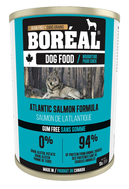 Boreal Grain-Free Canned Dog Food - Atlantic Salmon (13oz/369g)