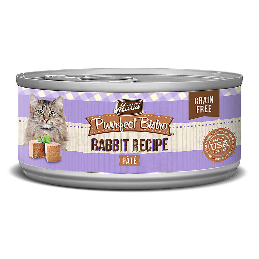 Merrick Purrfect Bistro Grain Free Cat Rabbit Recipe Pate