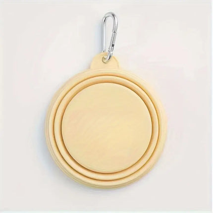Collapsible Portable Pet Bowl - Yellow