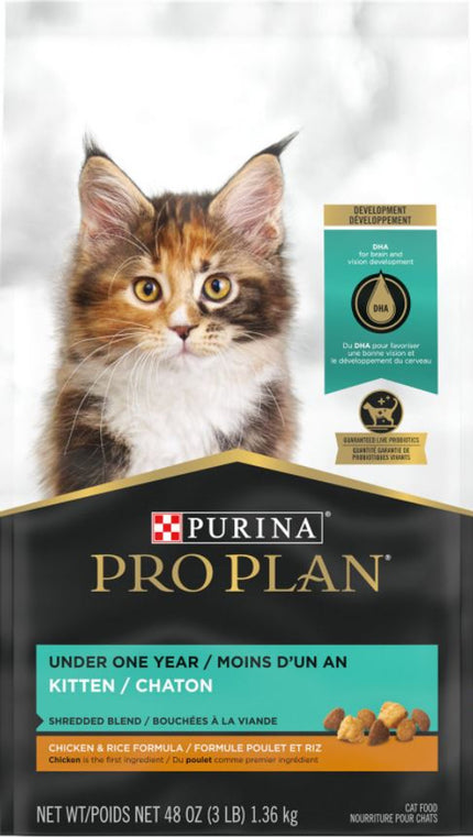 Purina Pro Plan® Development Kitten - Shredded Blend, Chicken & Rice Formula