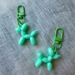 Balloon Dog Pastel Keychain