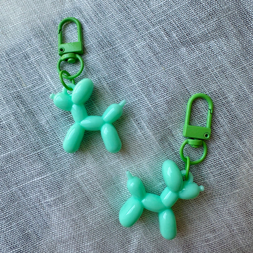Balloon Dog Pastel Keychain