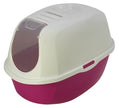 Smart Cat Hooded Litter Pan - Hot Pink