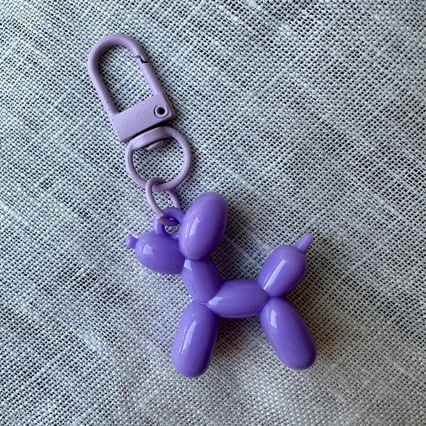 Balloon Dog Pastel Keychain