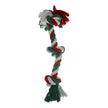 Holiday Striped 3-Knot Tug Rope
