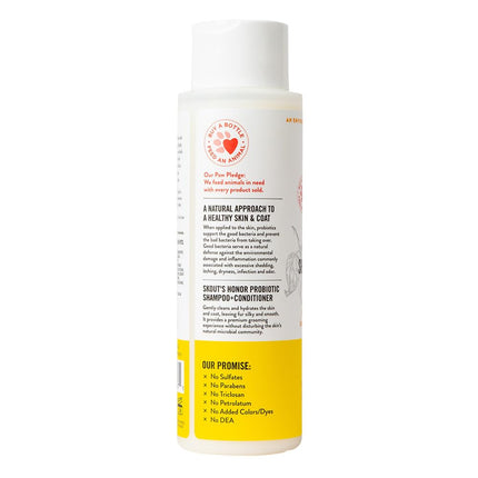 Dog Probiotic Shampoo + Conditioner - Honeysuckle