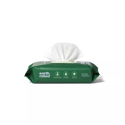 Earth Rated Certified Compostable Grooming Wipes