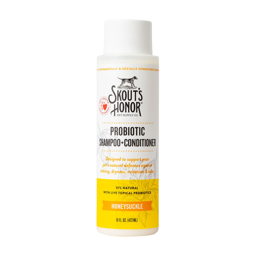 Dog Probiotic Shampoo + Conditioner - Honeysuckle