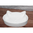 Cat Face Ceramic Bowl - Grey