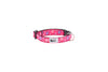 RC Pets Petite Clip Collar 1/2" pink paw print