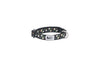 RC Pets Petite Clip Collar 1/2" black flowers