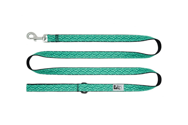 RC Pets Dog Leash turquoise print