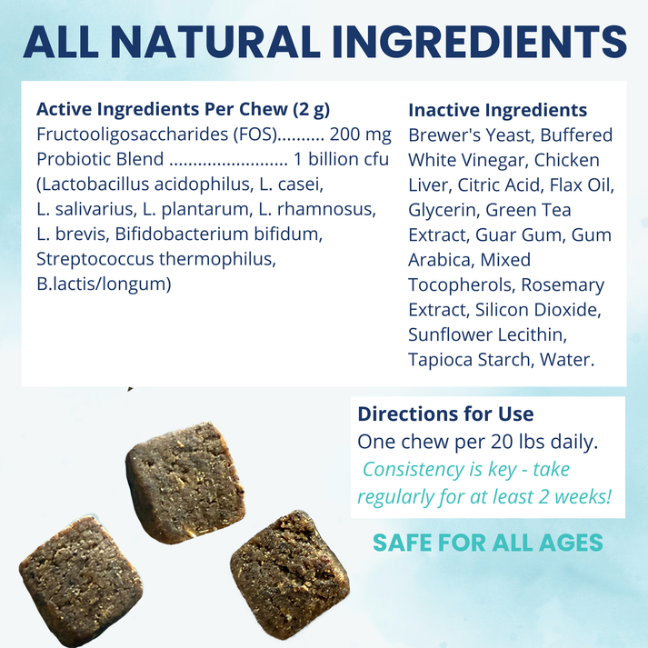 Under the Weather Probiotic Soft Chews For Dogs