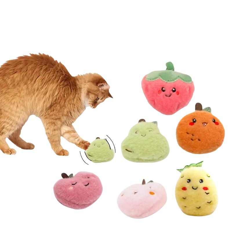 Fruit Friends Cat Toys - Peachy Dream