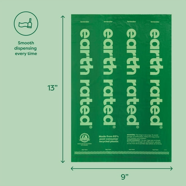 Dog Poop Bag measurements