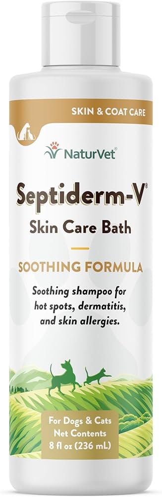 NaturVet®'s Septiderm-V® Skin Care Bath Lotion - 8oz