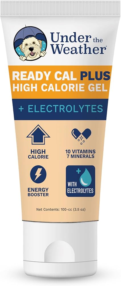 Under the Weather High Calorie Recovery Gel for Dogs - Appetite Support with Electrolytes (Ready Cal Plus)