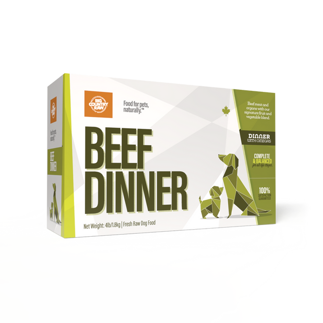 Big Country Raw - Beef Dinner Carton - 4lb