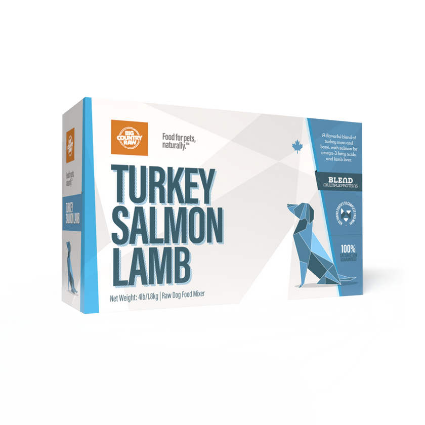 Big Country Raw - Turkey Salmon Lamb Carton (4lb)
