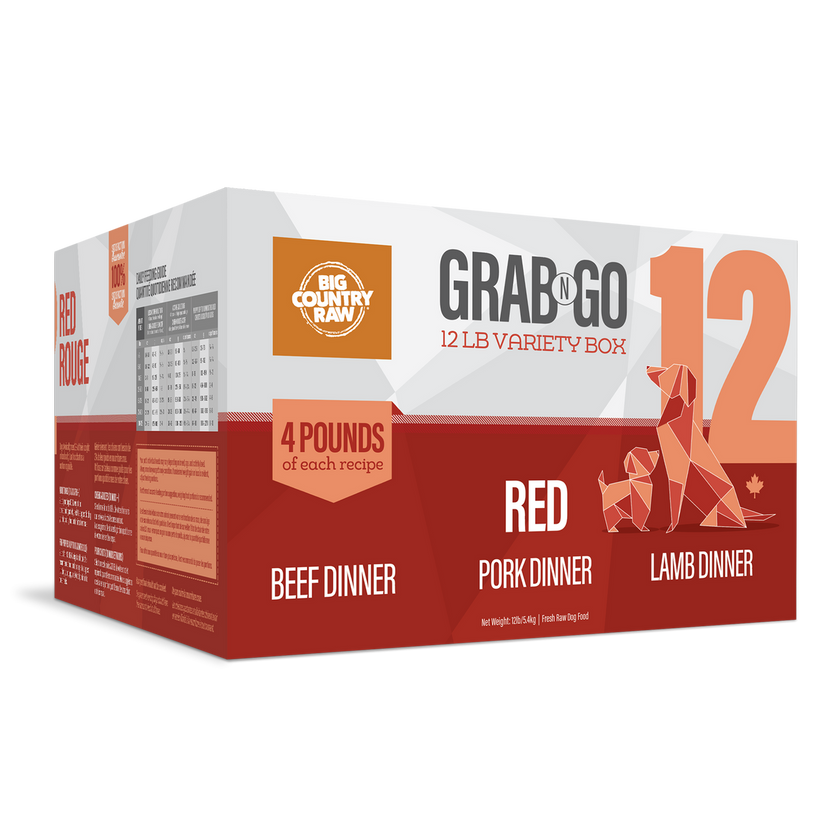 Big Country Raw - Grab N Go Red Deal - Beef, Pork, Lamb (12lb)