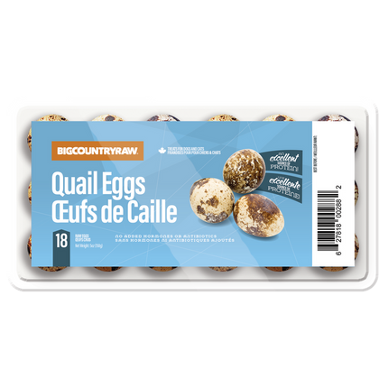 Big Country Raw - Frozen Quail Eggs (18ct)