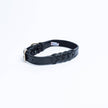 Angel Pet Supplies - Leather Braided Collar - Black