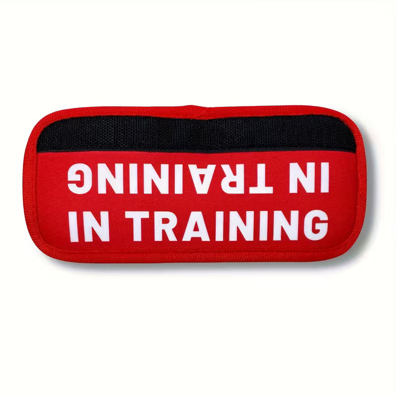 Reflective Dog Leash Sleeves for Training & Safety - Warning Messages