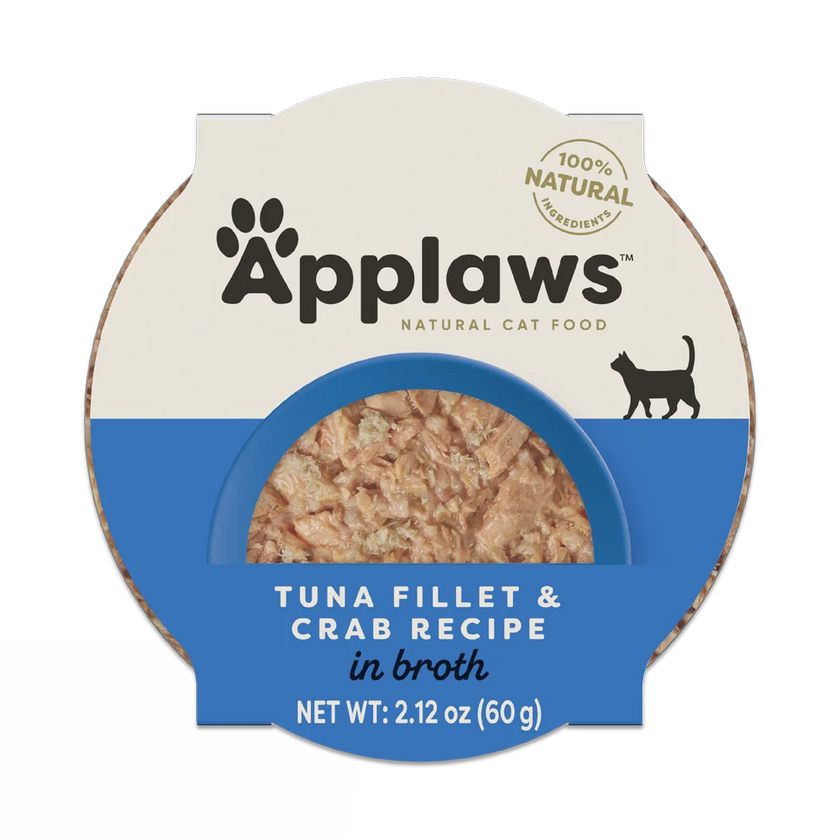 Tuna & Crab Recipe Cat Pot Wet Food - Delicious, natural meal options for cats