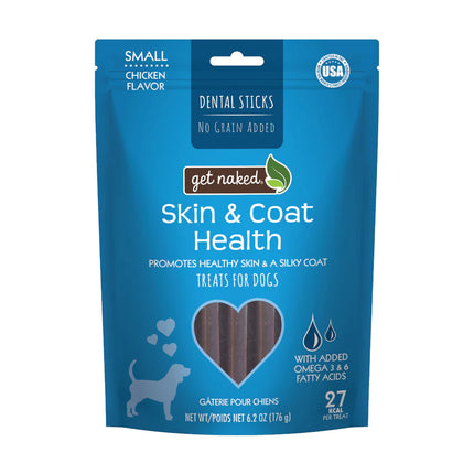 NPIC Get Naked Dog Dental Sticks - Skin & Coat