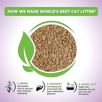 World's Best Cat Litter Multi-Cat - Lavender (14lb/6.35kg)