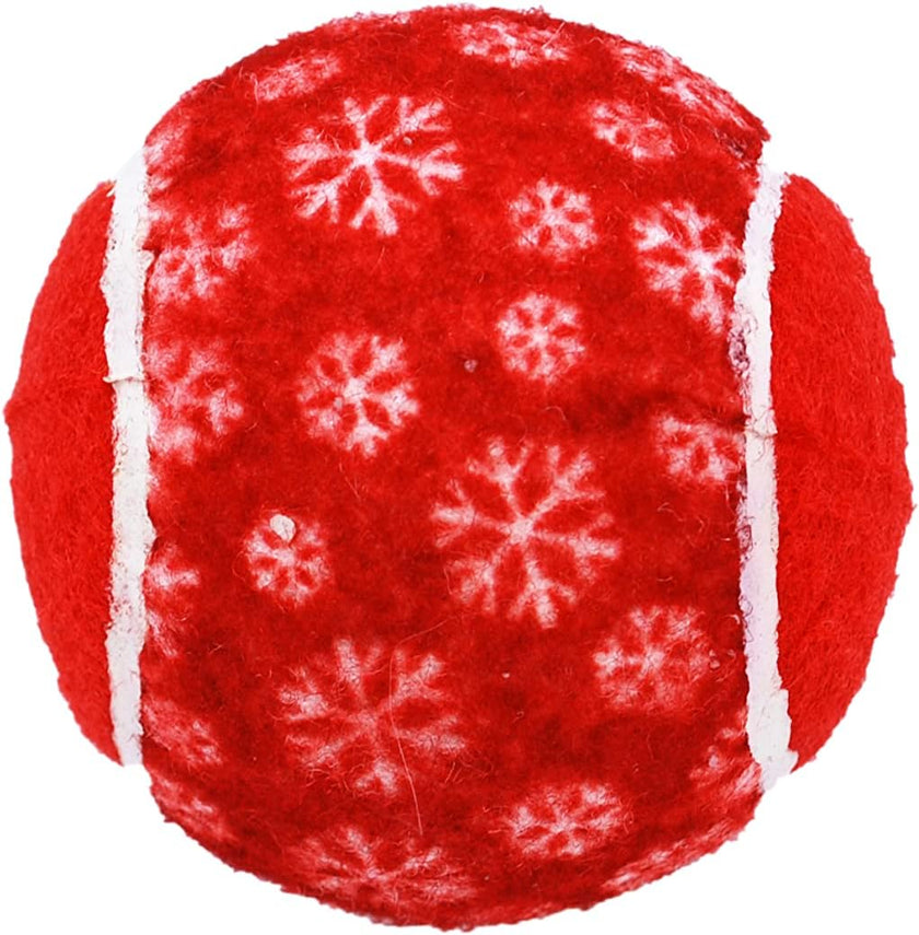 KONG - Holiday AirDog SqueakAir Tennis Balls, 3 Pack