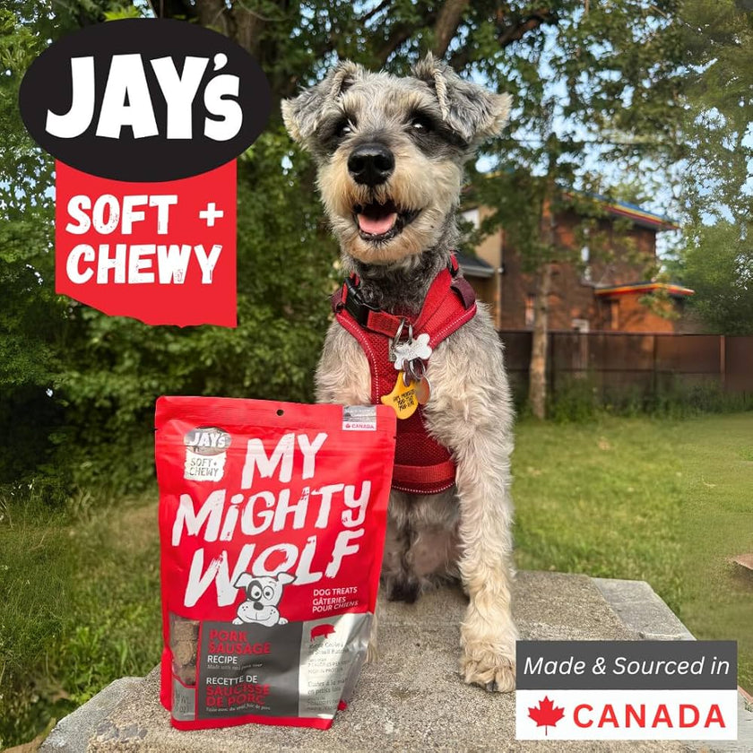 Jay's Soft & Chewy My Mighty Wolf Pork Sausage Recipe (150g)