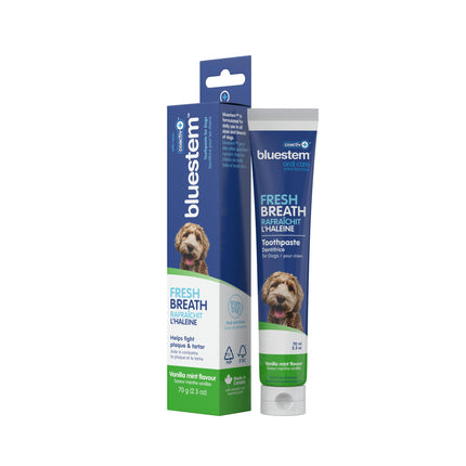 bluestem Oral Care Toothpaste with coactiv+ Vanilla Mint Flavor for Dogs 70gm