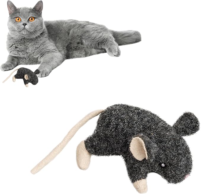 Spot - Wool Mouse Willie with Catnip
