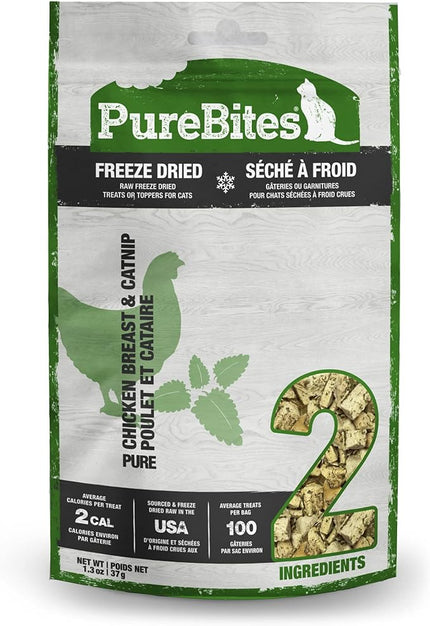 PureBites Chicken & Catnip Freeze Dried Cat Treats