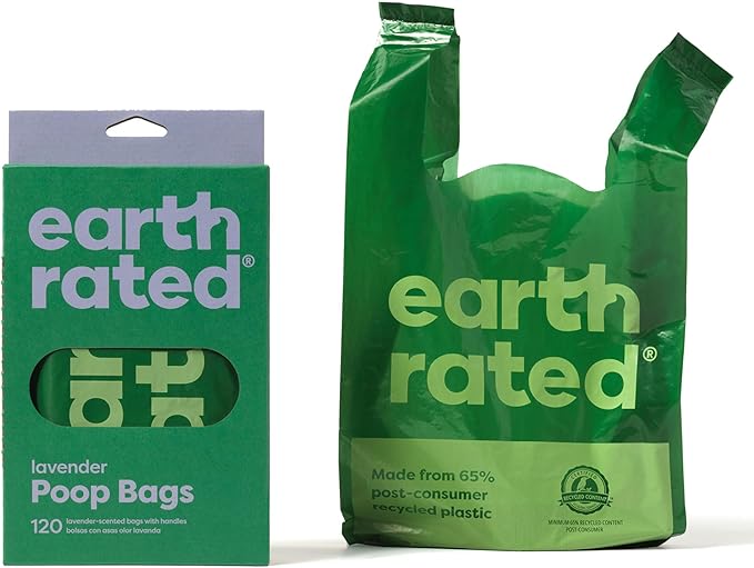 Earth Rated Lavender Scented Dog Poop Bags (120 ct)