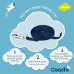 Coachi Puppy Training Line - 2.5m, Navy