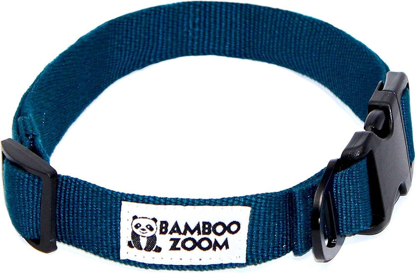 Bamboo Zoom Eco-Friendly Bamboo Collar - Blue
