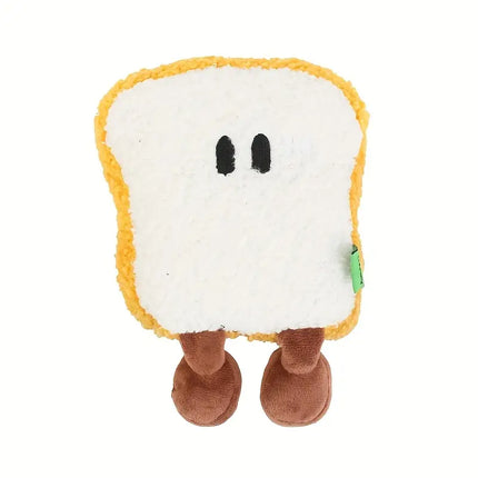 Brunch Buddies Squeaky Plush Toys - Toasty