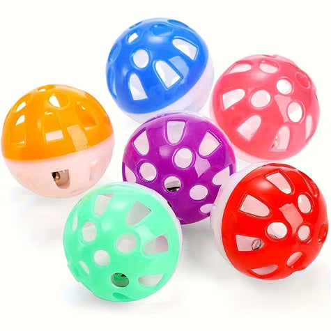 Jingle Bell Cat Toy Balls