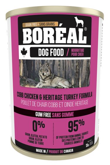 Boreal Cobb Chicken And Heritage Turkey Dog 369g