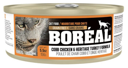 Boreal Cobb Chicken And Heritage Turkey Cat 156g