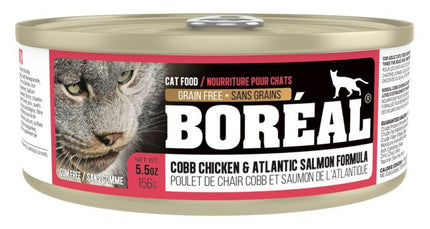 Boreal Cobb Chicken And Atlantic Salmon Cat 156g