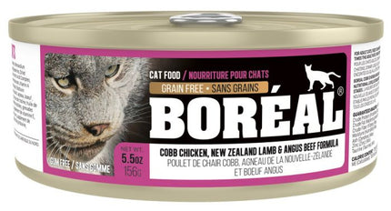 Boreal Cobb Chicken New Zealand Lamb And Angus Beef Cat 156g