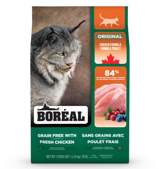 Boreal Original Dry Cat Food - Grain-Free - Chicken Formula (10lb/4.54kg)