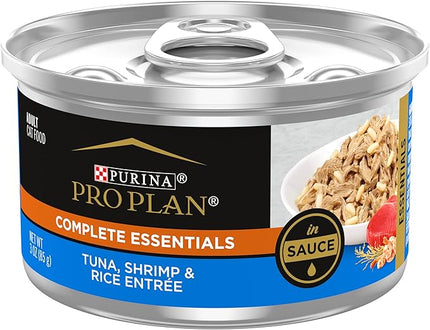 Pro Plan® Complete Essentials™ Tuna, Shrimp & Rice Entrée in Sauce Wet Cat Food