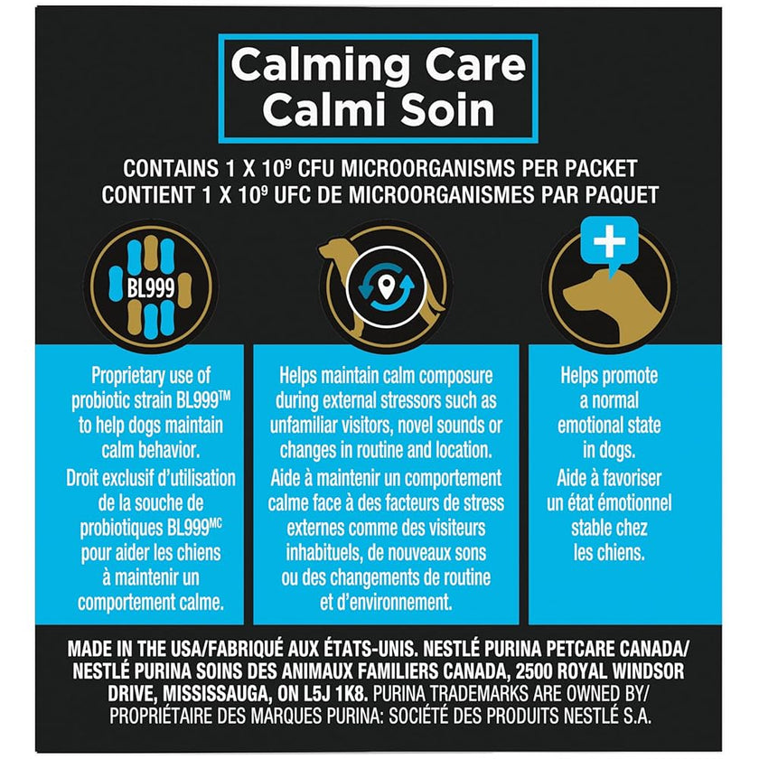 Pro Plan Calming Care Powdered Probiotic Veterinary Supplement for Dogs